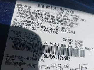 2009 Ford Mustang с VIN 1ZVHT80N595126582, выставлен на аукционе IAAI как лот 42414209 с пробегом 142 002 миль миль и . История ставок и продаж доступна на DreamBid. Изображение 9.