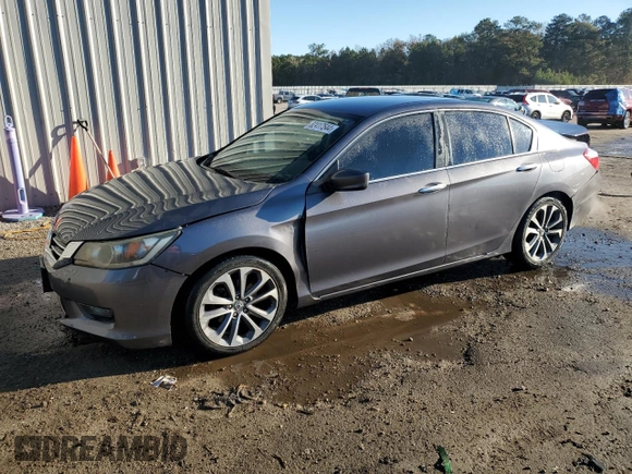2014 Honda Accord Sport with VIN 1HGCR2F50EA089363, listed as a Copart auction lot 82417544 with 126,750 mi miles and Salvage Title. Bid and sale history available at DreamBid. Image 1.