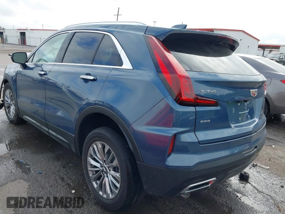 2024 Cadillac XT4 AWD Premium Luxury with VIN 1GYFZDR49RF209769, listed as a IAAI auction lot 40750875 with 1,221 mi miles and . Bid and sale history available at DreamBid. Image 3.