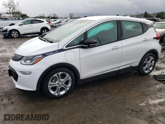 2020 Chevrolet Bolt EV LT with VIN 1G1FY6S02L4128863, listed as a Copart auction lot 43261433 with 18,594 mi miles. Bid and sale history available at carsss.com. Image 1.