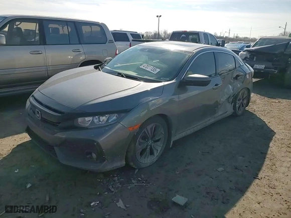 2018 Honda Civic Hatchback EX-L Navi with VIN SHHFK7H88JU217059, listed as a Copart auction lot 47031335 with 0 mi miles and Salvage Title. Bid and sale history available at carsss.com. Image 11.