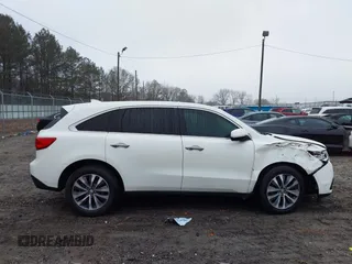 2016 Acura MDX w/Tech with VIN 5FRYD3H49GB008253, listed as a IAAI auction lot 41564115 with 127,500 mi miles. Bid and sale history available at carsss.com. Image 13.