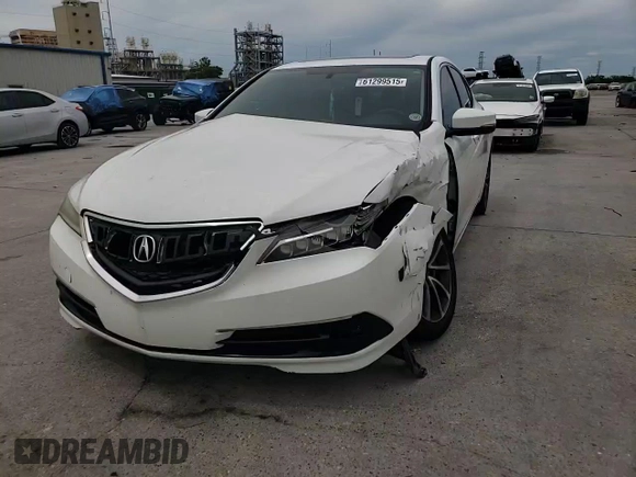 2017 Acura TLX V6 with VIN 19UUB2F30HA005909, listed as a Copart auction lot 61299515 with 144,648 mi miles and Salvage title. Bid and sale history available at DreamBid. Image 13.