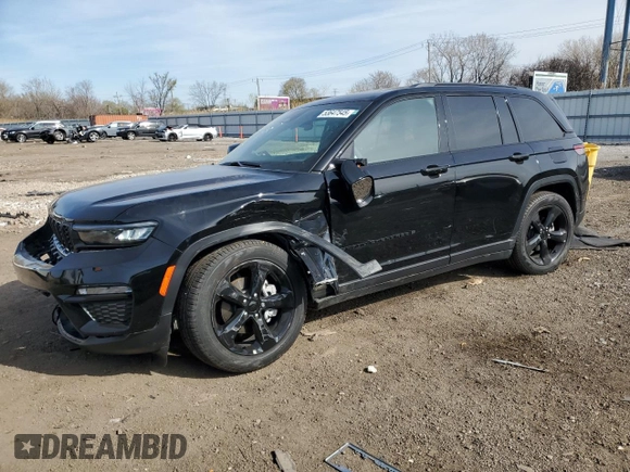 2025 Jeep Grand Cherokee Limited with VIN 1C4RJHBG6SC291683, listed as a Copart auction lot 53647545 with 6,482 mi miles and Salvage title. Bid and sale history available at DreamBid. Image 1.