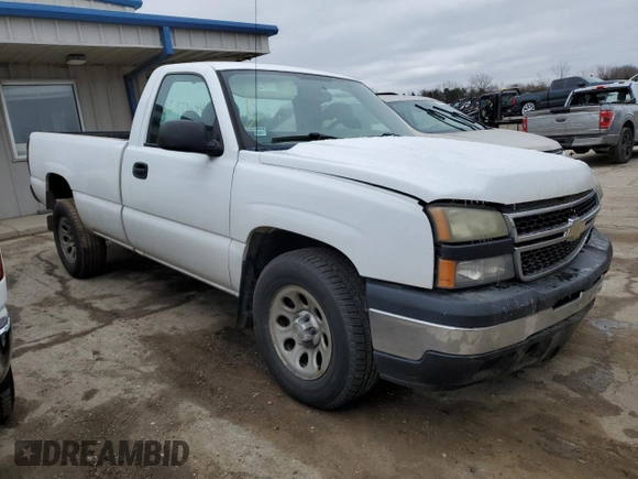 2006 Chevrolet Silverado 1500 Work Truck with VIN 3GCEK14X36G274018, listed as a Copart auction lot 82973644 with 178,029 mi miles and Salvage Title. Bid and sale history available at carsss.com. Image 4.
