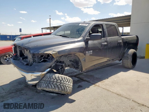 2022 Ram 1500 Tradesman with VIN 3C6RR6KG4NG291199, listed as a Copart auction lot 56092405 with 42,804 mi miles and Salvage title. Bid and sale history available at DreamBid. Image 1.