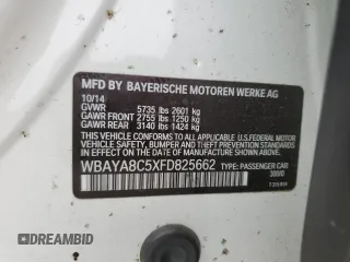 2015 BMW 7 Series 750i z VIN WBAYA8C5XFD825662, wystawiony jako Copart lot #78850474 z przebiegiem 153 080 mil mil oraz Czysty tytuł • Clean title. Historia ofert i sprzedaży dostępna na DreamBid. Obrazek 12.