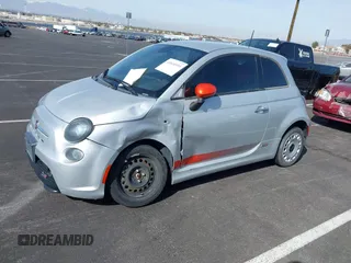 2014 FIAT 500e with VIN 3C3CFFGE7ET172881, listed as a IAAI auction lot 41610593 with 70,768 mi miles. Bid and sale history available at carsss.com. Image 6.