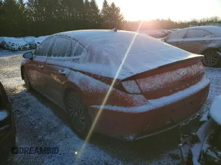 2020 Hyundai Sonata Hybrid Ultimate with VIN KMHL34JJ1LA010906, listed as a Copart auction lot 83382954 with 177,537 mi miles and Clean Title. Bid and sale history available at carsss.com. Image 2.