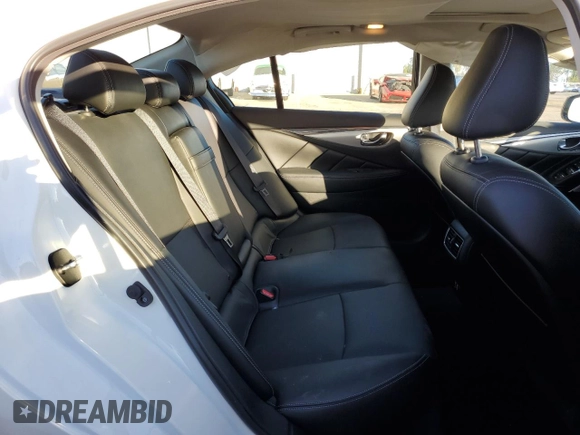 2023 Infiniti Q50 Luxe with VIN JN1EV7BP5PM510392, listed as a Copart auction lot 88456145 with 12,678 mi miles and Salvage Title. Bid and sale history available at DreamBid. Image 10.