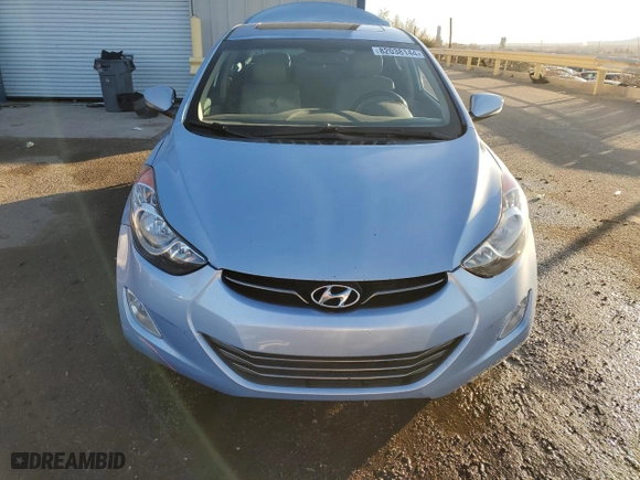 2013 Hyundai Elantra GLS PZEV with VIN KMHDH4AE2DU517970, listed as a Copart auction lot 82038144 with 251,339 mi miles and Non Repairable. Bid and sale history available at carsss.com. Image 5.