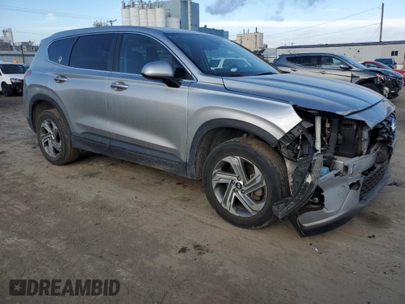 2022 Hyundai Santa Fe SE with VIN 5NMS1DAJ8NH424117, listed as a Copart auction lot 83401824 with 42,767 mi miles and Salvage Title. Bid and sale history available at carsss.com. Image 4.