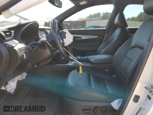2021 Infiniti QX50 Luxe with VIN 3PCAJ5BB6MF124388, listed as a Copart auction lot 52234565 with 56,213 mi miles and Salvage Title. Bid and sale history available at DreamBid. Image 7.