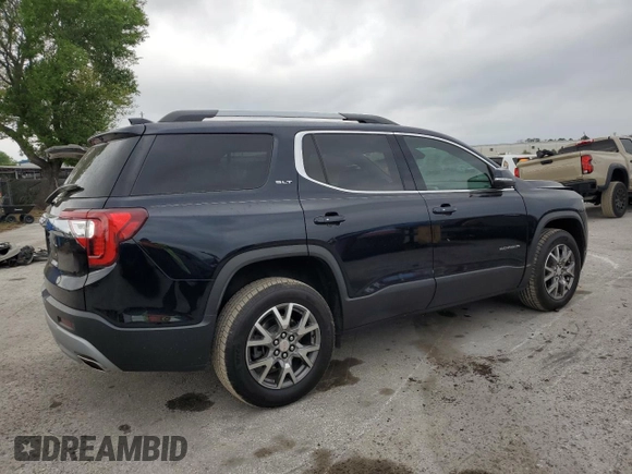 2021 GMC Acadia SLT with VIN 1GKKNMLS8MZ176038, listed as a Copart auction lot 48454145 with 86,822 mi miles and Salvage Title. Bid and sale history available at carsss.com. Image 3.