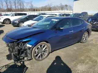 2020 Nissan Maxima Platinum with VIN 1N4AA6FV1LC385133, listed as a Copart auction lot 89101525 with 53,774 mi miles and Salvage Title. Bid and sale history available at DreamBid. Image 1.