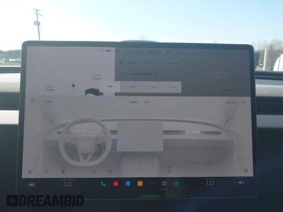 2024 Tesla Model 3 with VIN 5YJ3E1EA6RF728507, listed as a IAAI auction lot 41730403 with 17,563 mi miles and . Bid and sale history available at DreamBid. Image 7.