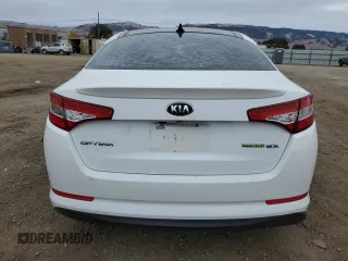 2013 Kia Optima Hybrid LX with VIN KNAGM4AD5D5057778, listed as a Copart auction lot 82169854 with 175,954 mi miles and Salvage Title. Bid and sale history available at carsss.com. Image 6.