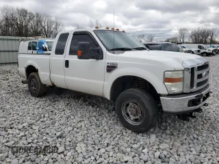 2008 Ford Super Duty F-250 SRW XL with VIN 1FTSX21R88EA37468, listed as a Copart auction lot 53262105 with 174,210 mi miles and Salvage Title. Bid and sale history available at carsss.com. Image 4.