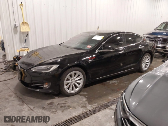 2018 Tesla Model S 75D with VIN 5YJSA1E2XJF248751, listed as a IAAI auction lot 42079081 with 75,904 mi miles and . Bid and sale history available at DreamBid. Image 2.