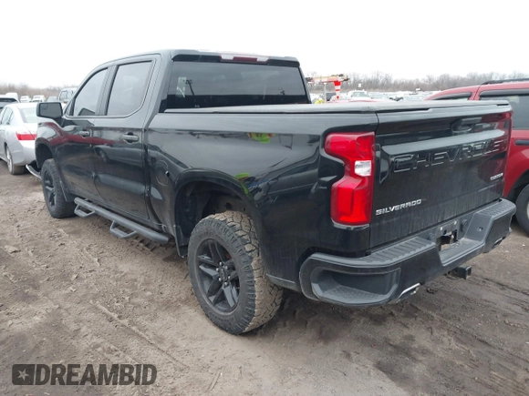 2020 Chevrolet Silverado 1500 Custom Trail Boss with VIN 3GCPYCEF1LG189019, listed as a IAAI auction lot 41491626 with 57,933 mi miles and . Bid and sale history available at DreamBid. Image 3.
