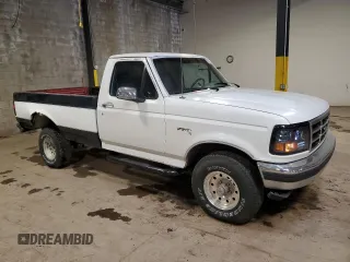 1995 Ford F-150 with VIN 1FTEF14N0SNB49515, listed as a Copart auction lot 50218605 with 113,242 mi miles and Salvage Title. Bid and sale history available at carsss.com. Image 4.