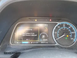 2018 Nissan LEAF SV z VIN 1N4AZ1CP1JC316912, wystawiony jako Copart lot #54693045 z przebiegiem 49 031 mil mil oraz Szkody całkowita. Historia ofert i sprzedaży dostępna na DreamBid. Obrazek 9.