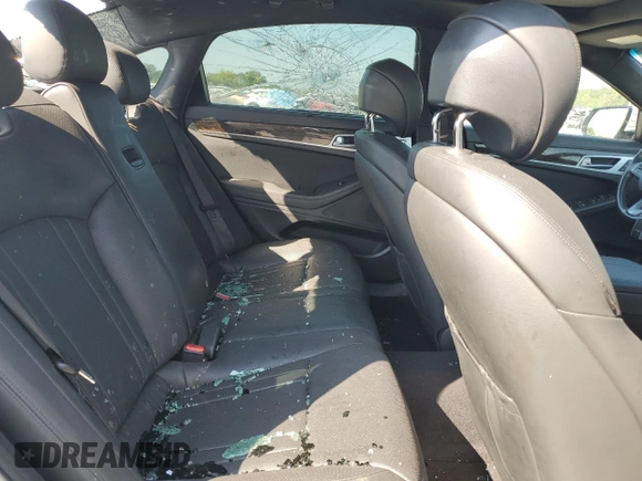2019 Genesis G80 3.8L with VIN KMTFN4JE8KU322962, listed as a Copart auction lot 75185754 with 88,469 mi miles and Salvage Title. Bid and sale history available at carsss.com. Image 10.