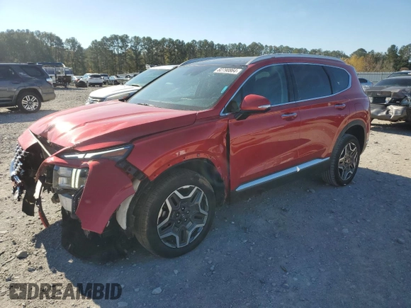 2023 Hyundai Santa Fe Hybrid SEL Premium with VIN 5NMS3DA1XPH010897, listed as a Copart auction lot 82790864 with 24,015 mi miles and Salvage Title. Bid and sale history available at carsss.com. Image 1.