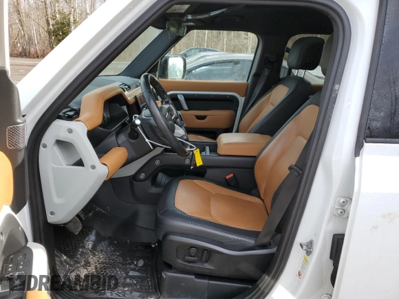 2023 Land Rover Defender X-Dynamic SE with VIN SALE27EU5P2130979, listed as a Copart auction lot 85887524 with 49,117 mi miles and Clean Title. Bid and sale history available at DreamBid. Image 7.