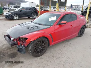 2006 Mazda RX-8 z VIN JM1FE173960203107, wystawiony jako IAAI lot #41416061 z przebiegiem 68 507 mil mil oraz . Historia ofert i sprzedaży dostępna na DreamBid. Obrazek 2.