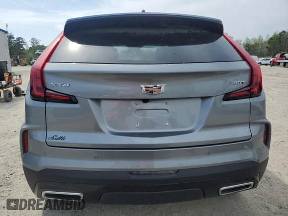 2024 Cadillac XT4 FWD Premium Luxury with VIN 1GYFZCR48RF169081, listed as a Copart auction lot 52429215 with 13,630 mi miles and Salvage title. Bid and sale history available at DreamBid. Image 6.