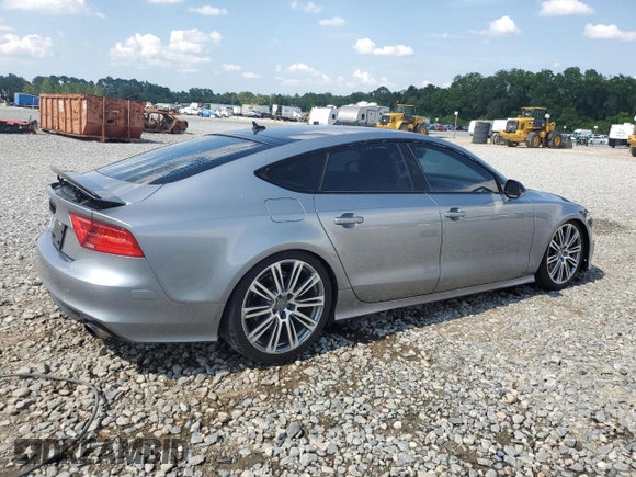 2013 Audi A7 Prestige with VIN WAU2GAFC1DN074660, listed as a Copart auction lot 62410655 with 164,801 mi miles and Salvage title. Bid and sale history available at DreamBid. Image 3.