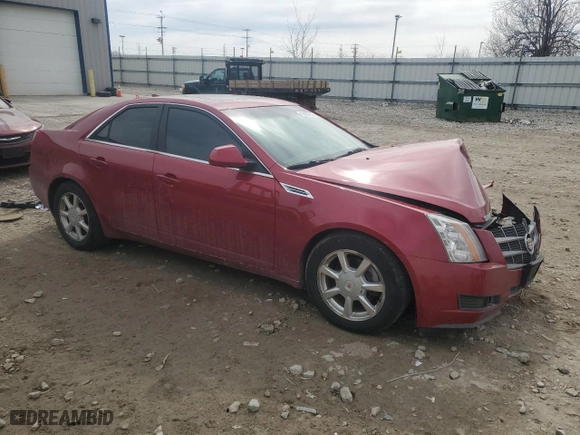 2009 Cadillac CTS AWD w/1SA with VIN 1G6DG577890120674, listed as a Copart auction lot 49469735 with 0 mi miles and Non Repairable. Bid and sale history available at carsss.com. Image 4.