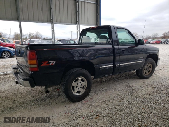 1999 Chevrolet Silverado 1500 LS with VIN 1GCEK14T9XZ112926, listed as a Copart auction lot 81816394 with 155,866 mi miles and Salvage Title. Bid and sale history available at carsss.com. Image 3.