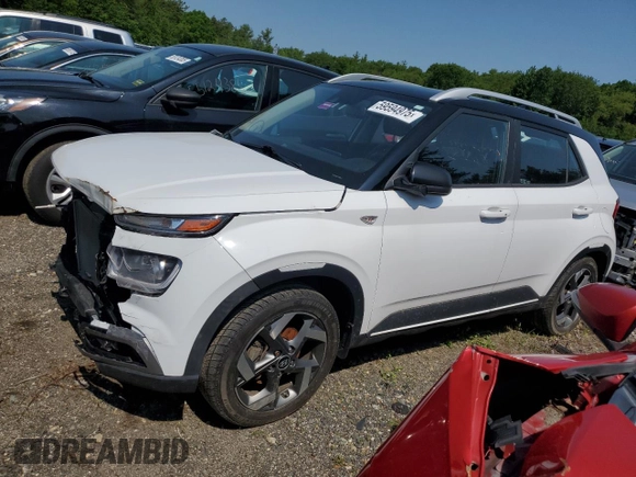 2022 Hyundai Venue Limited с VIN KMHRC8A35NU148839, выставлен на аукционе Copart как лот 59594975 с пробегом 190 010 миль миль и Списание • Salvage title. История ставок и продаж доступна на DreamBid. Изображение 1.