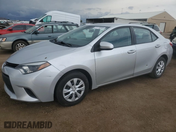 2014 Toyota Corolla L with VIN 5YFBURHE3EP143359, listed as a Copart auction lot 61170095 with 102,849 mi miles and Salvage title. Bid and sale history available at DreamBid. Image 1.