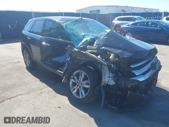2014 Ford Edge Limited with VIN 2FMDK3KC9EBA01900, listed as a IAAI auction lot 41661823 with 211,598 mi miles. Bid and sale history available at carsss.com. Image 1.