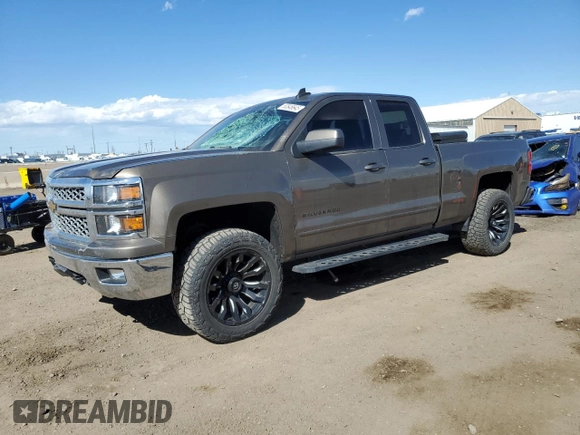 2015 Chevrolet Silverado 1500 LT with VIN 1GCVKREC0FZ294804, listed as a Copart auction lot 53846645 with 84,216 mi miles and Salvage Title. Bid and sale history available at DreamBid. Image 1.