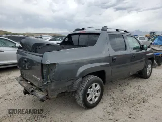 2008 Honda Ridgeline RT with VIN 2HJYK16208H525347, listed as a Copart auction lot 53288325 with 191,325 mi miles and Salvage title. Bid and sale history available at DreamBid. Image 3.