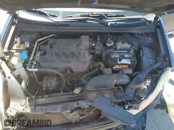 2010 Nissan Sentra S with VIN 3N1AB6AP2AL621826, listed as a Copart auction lot 60544115 with 116,031 mi miles and Salvage title. Bid and sale history available at DreamBid. Image 11.