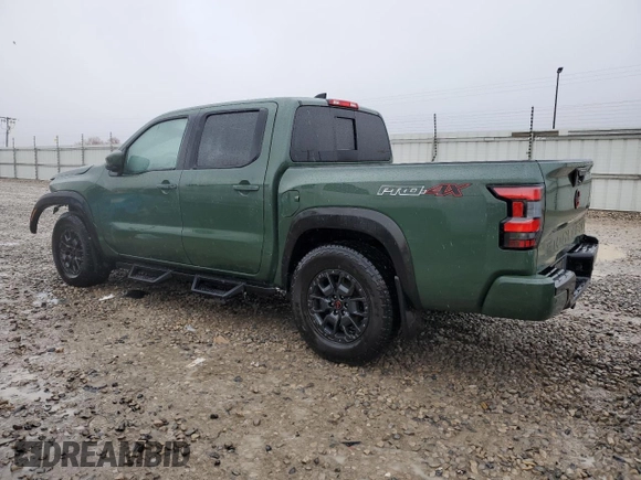 2023 Nissan Frontier SV with VIN 1N6ED1EKXPN663452, listed as a Copart auction lot 53535295 with 17,522 mi miles and Salvage title. Bid and sale history available at DreamBid. Image 2.