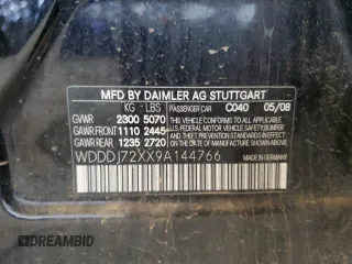 2009 Mercedes-Benz CLS 550 с VIN WDDDJ72XX9A144766, выставлен на аукционе Copart как лот 60898325 с пробегом 152 409 миль миль и Списание • Salvage title. История ставок и продаж доступна на DreamBid. Изображение 12.