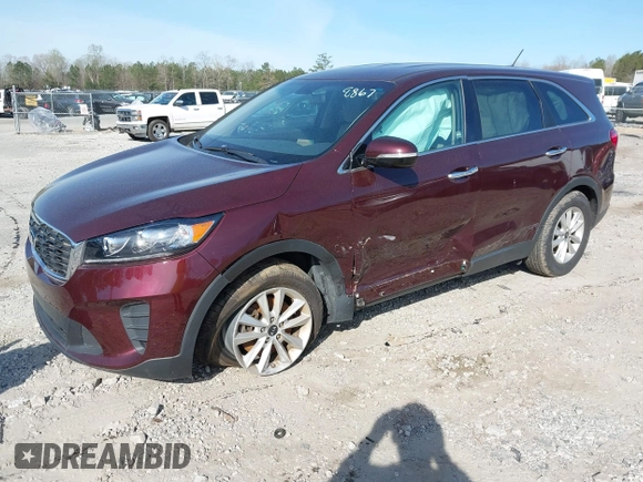 2020 Kia Sorento LX with VIN 5XYPG4A38LG658867, listed as a IAAI auction lot 41904018 with 48,499 mi miles. Bid and sale history available at carsss.com. Image 17.