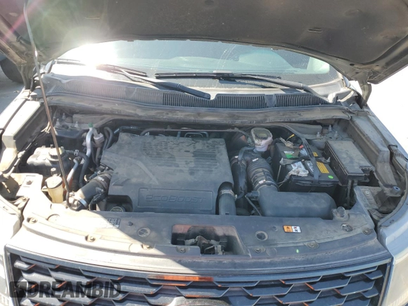 2018 Ford Explorer Sport with VIN 1FM5K8GT3JGB57766, listed as a Copart auction lot 55420595 with 117,350 mi miles and Salvage title. Bid and sale history available at DreamBid. Image 12.