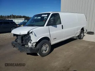 2006 Chevrolet Express Cargo Van with VIN 1GCGG29V661236823, listed as a Copart auction lot 46285795 with 0 mi miles and Non Repairable. Bid and sale history available at carsss.com. Image 1.