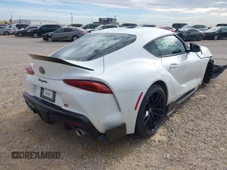 2022 Toyota GR Supra 3.0 with VIN WZ1DB0C06NW049264, listed as a IAAI auction lot 41168384 with 20,203 mi miles. Bid and sale history available at carsss.com. Image 4.