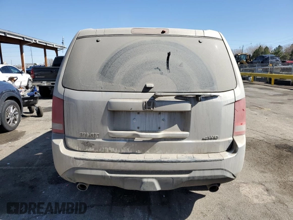 2012 Honda Pilot EX with VIN 5FNYF4H47CB044468, listed as a Copart auction lot 48815315 with 208,536 mi miles and Salvage Title. Bid and sale history available at DreamBid. Image 6.