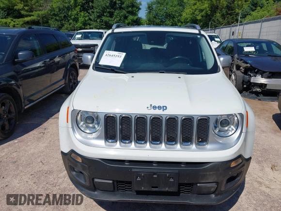 2017 Jeep Renegade Limited z VIN ZACCJBDBXHPG41356, wystawiony jako IAAI lot #42645193 z przebiegiem 64 462 mil mil oraz . Historia ofert i sprzedaży dostępna na DreamBid. Obrazek 12.