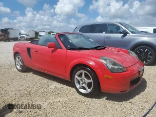 2001 Toyota MR2 z VIN JTDFR320910023955, wystawiony jako Copart lot #73781064 z przebiegiem 84 932 mil mil oraz Szkody całkowita. Historia ofert i sprzedaży dostępna na DreamBid. Obrazek 4.