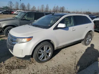 2011 Ford Edge Limited with VIN 2FMDK3KC2BBA27136, listed as a Copart auction lot 44351874 with 156,187 mi miles and Salvage Title. Bid and sale history available at carsss.com. Image 1.